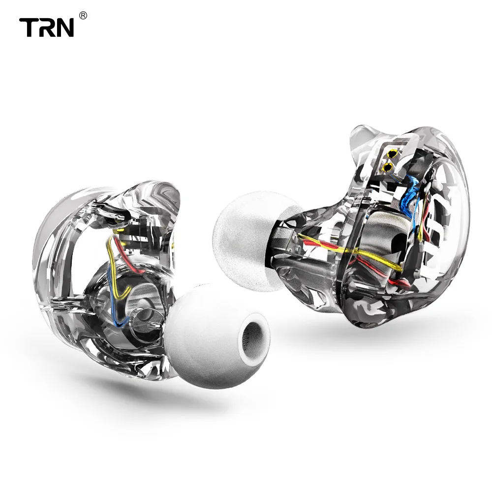 Гибридные наушники-вкладыши TRN V10 2DD 2BA Hi-Fi DJ монитор спортивные наушники для бега