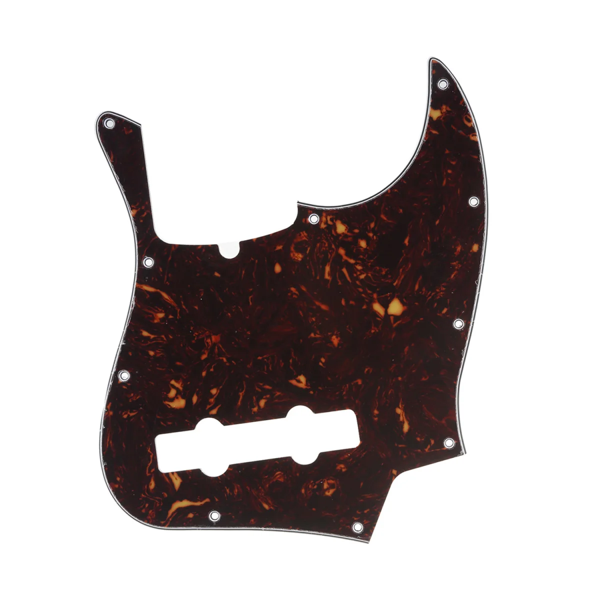Musiclily Pro 5 String 10 Hole Contemporary J Bass Pickguard для крыла American Jazz 4 слойная черепаховая