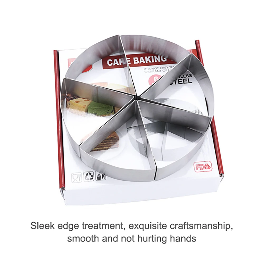 Форма для Мусса из нержавеющей стали инструменты украшения торта 6 частей