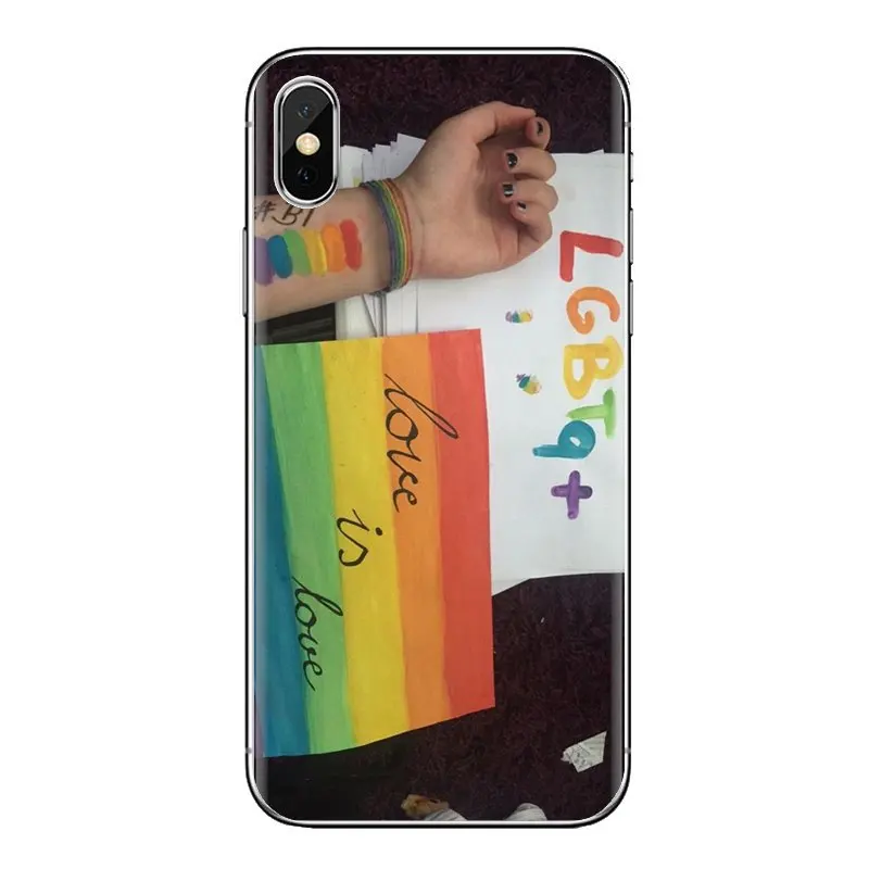 Радужный Флаг ЛГБТ любовь побеждает для девочек с сердечками на девочку