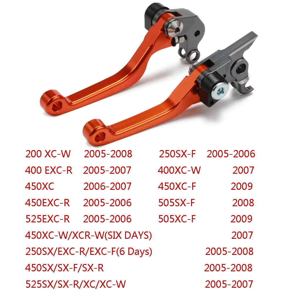 Алюминий сводные тормозной рычаг сцепления для KTM Husqvrna EXC SX XC XCW EXCF EXC-F SX SXF SX-F шесть день 125 250 350 450 505 525 530 - Цвет: 4