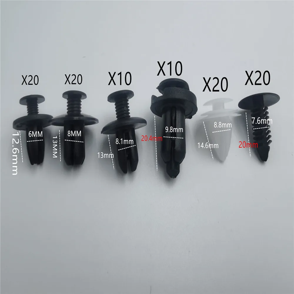 

Auto Fastener Clip Retainer Pin Rivet for Subaru Legacy Impreza Crosstrek BRZ VIZIV-7 Levorg