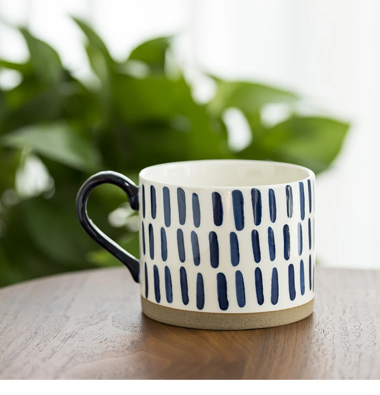 Персонализированные японский нарисованная белая Кофе Кружка Ручной