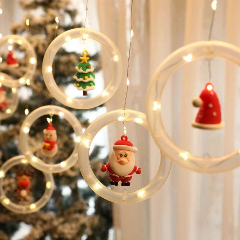 

LED Lantern Xmas Light String Doll Chandelier Can Be Used for Indoor or Outdoor Lighting Bedroom Living Room Hotel Xmas Decor