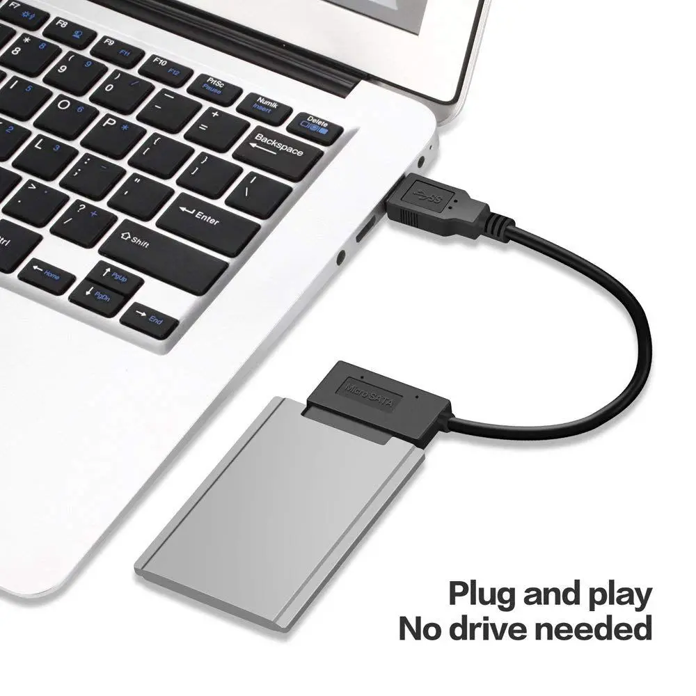 Кабель-переходник с USB 3 0 на Micro-SATA для 2 5-дюймового жесткого диска SSD переходник 1 8