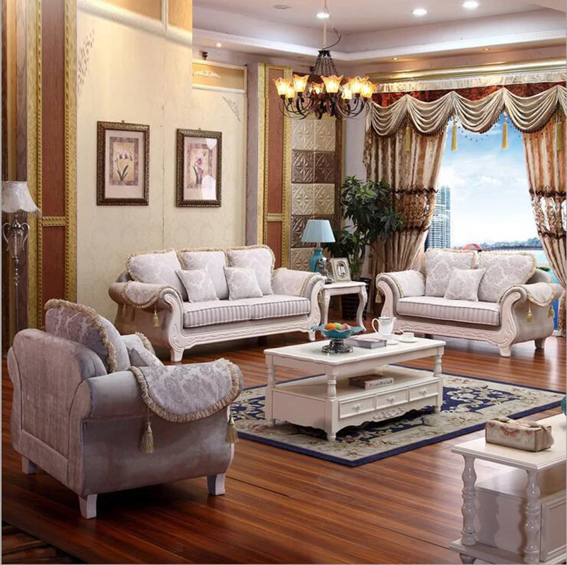 

living room furniture modern fabric sofa European sectional sofa set o1049