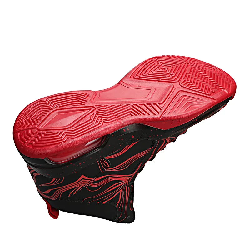 Jordan shoes high help couple night light basketball shoes shock-absorbing anti-slip wear-resistant combat boots sneakers