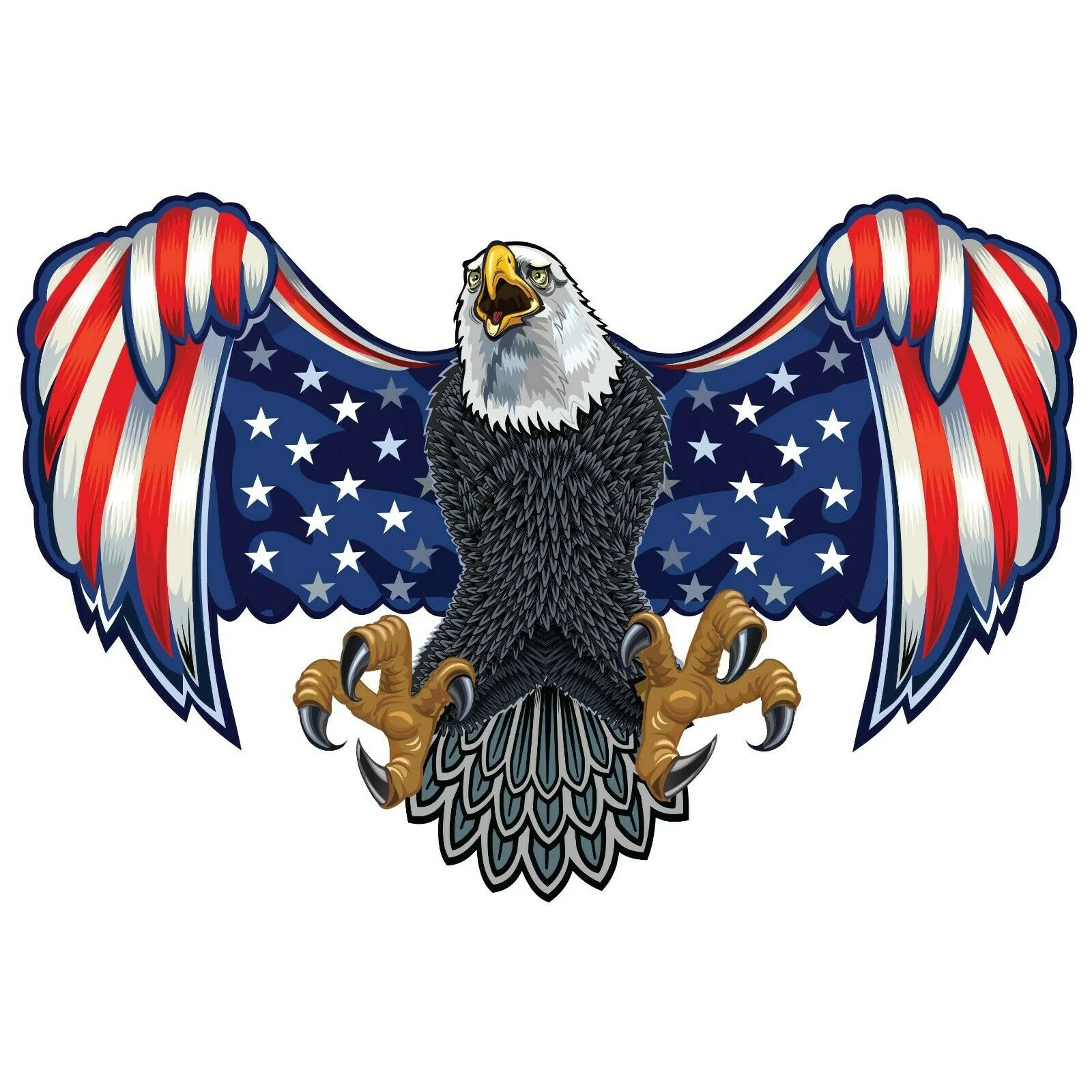 

For American Eagle Wall Decal Car Truck Vehicle Decor Laptop Sticker LO268