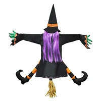 halloween props scary witch hits tree doll pendant hug tree pole garden supplies ghost haunted house halloween decoration