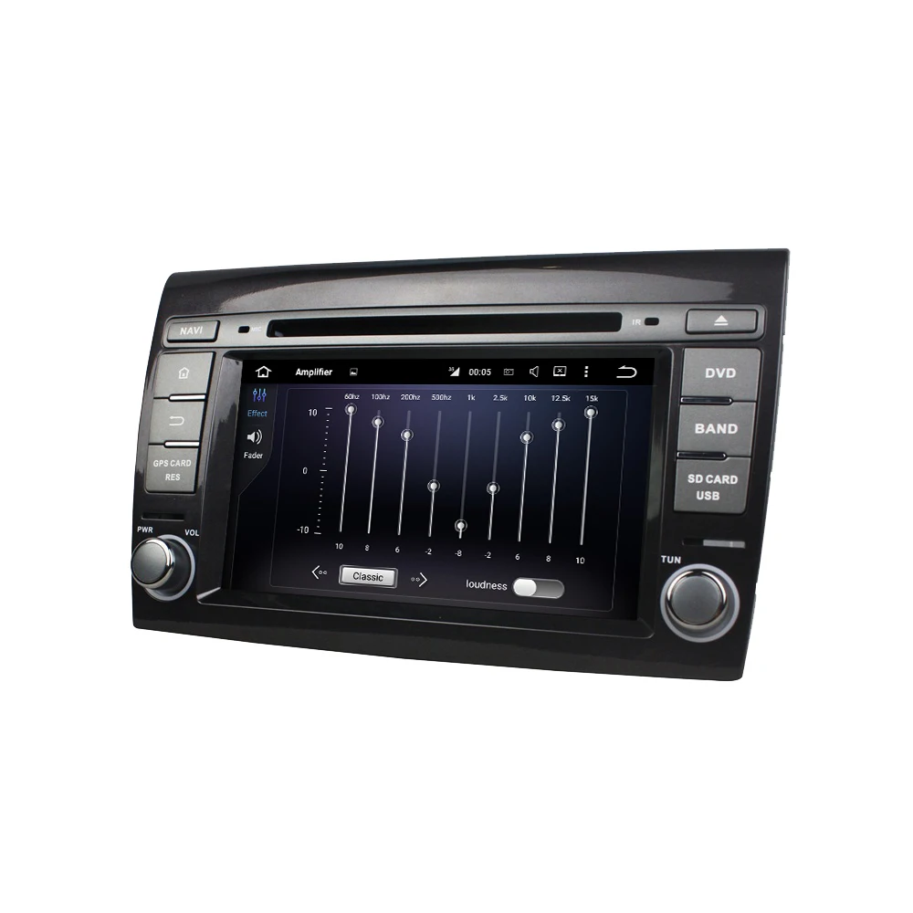 Автомобильный DVD плеер на Android 9 0 с 7 &quotэкраном восьмиядерным процессором для FIAT