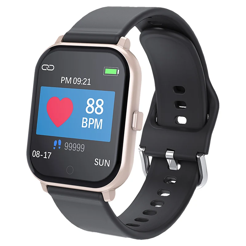 Smartwatch Gold GT5 Смарт-часы фитнес Шагомер здоровье трекер-сна для сердечного ритма ip67 водонепроницаемые спортивные часы для мужчин и женщин умные часы - Цвет: Smartwatch Gold