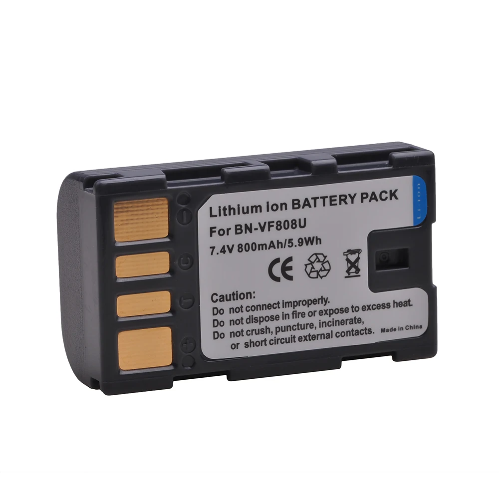 4 шт. Батарея BN-VF808 для JVC BN-VF808U BN VF808 VF808U VF808US VF808UE VF808USM GZ-HD7 GZ-MG575 GZ-MG555 GR-D750 GR-D760 |