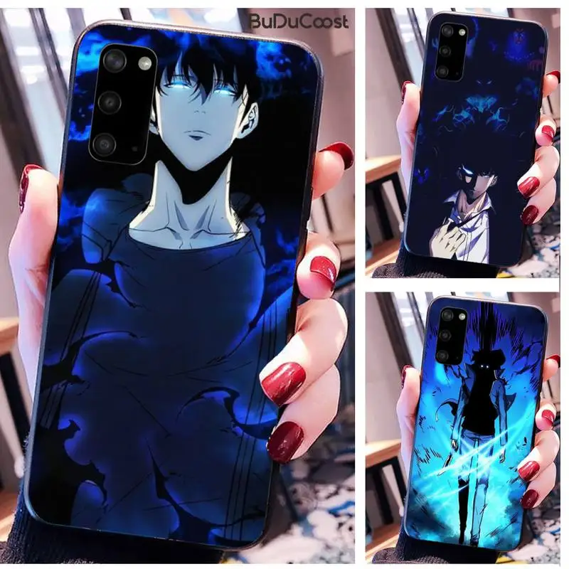 

Hrmes Anime solo leveling Phone Case for Samsung Galaxy S10 Plus S10E S6 S7 edge S8 S9 Plus S10lite S20 Plus S20 Ultra