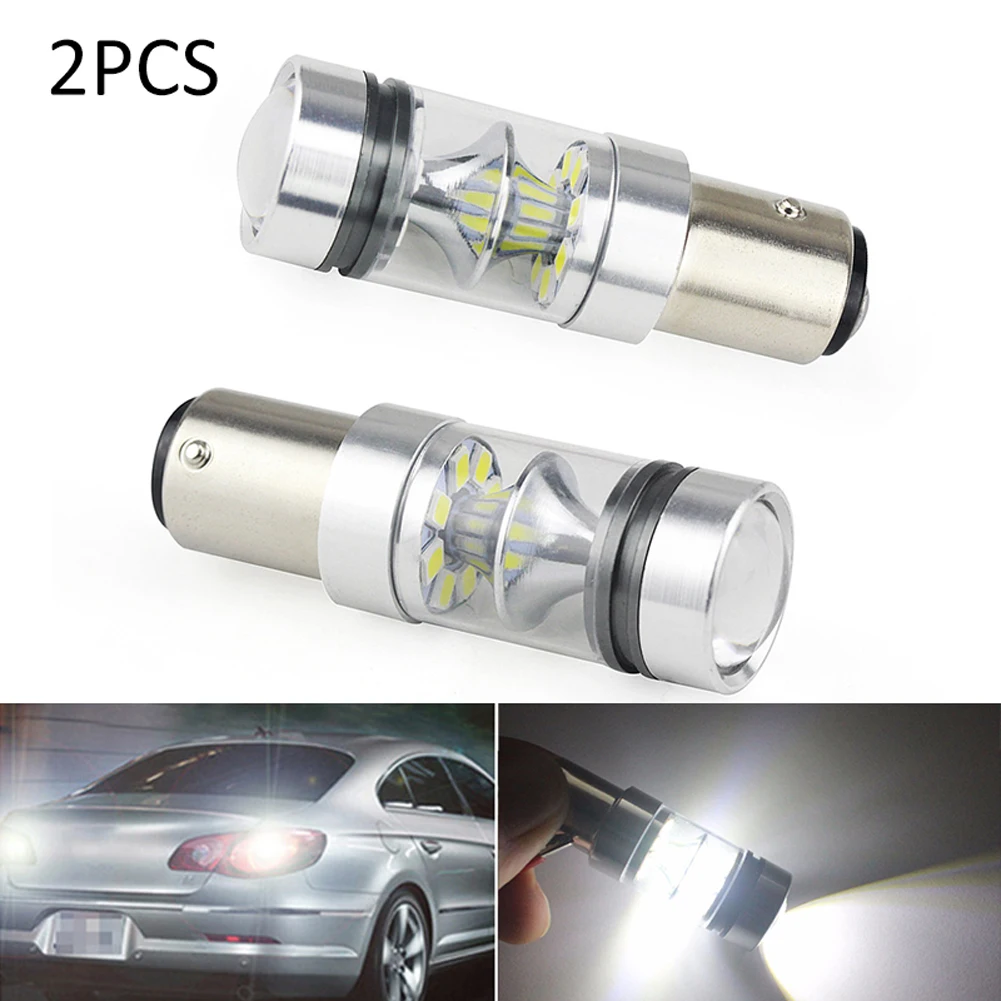

2Pcs High Quality 1157 100W LED Turn Signal Backup Light Reverse Light Bulb Car Rear Turn Signal Lamp Auto Backup Signal Lamp