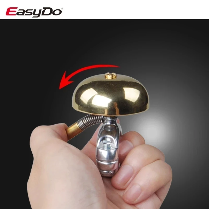 Кольцевой звонок Easydo для велосипеда милый маленький мини из чистой меди звуковое
