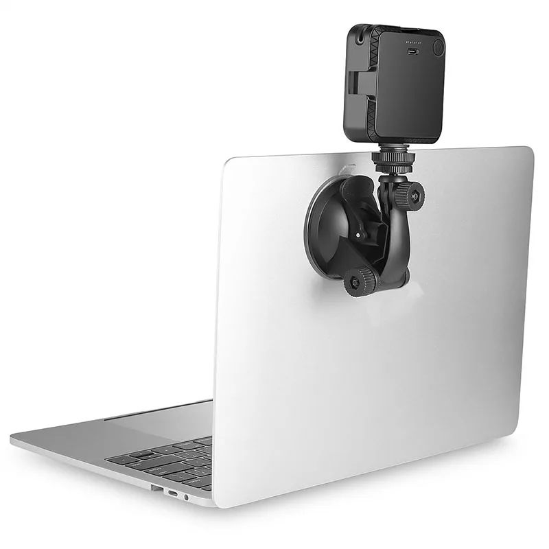 

Video Conference Lighting Kit for Working Video Conferencing/Live Streaming with Upgrade Suction Cup Laptop Light(Black)