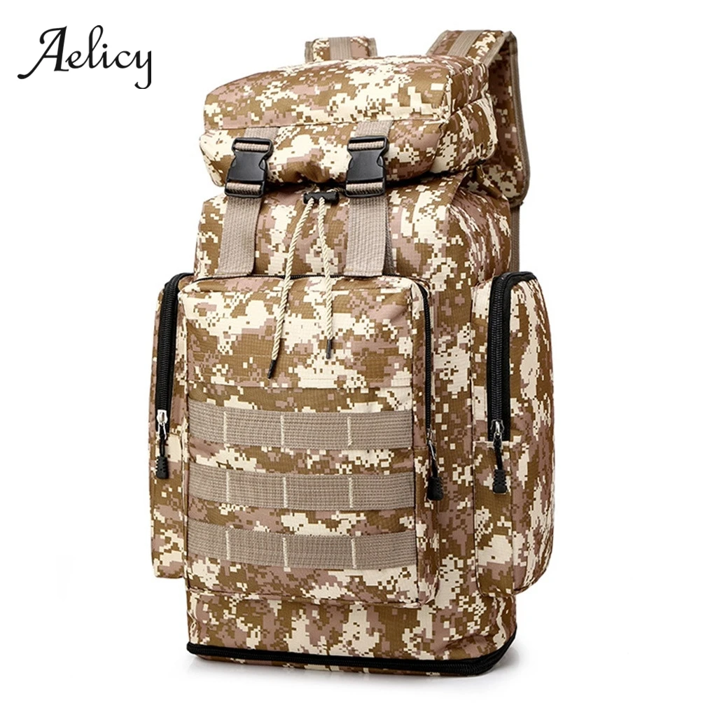 Aelicy 40L рюкзак для путешествий мужской военный походный водонепроницаемый 17