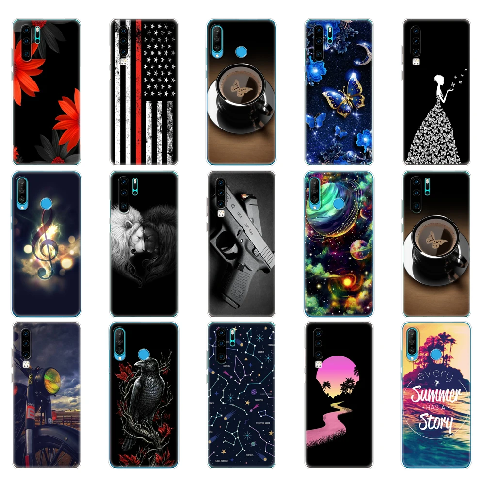 Чехол для Huawei P30 Pro силиконовый чехол из ТПУ телефона VOG L29 ELE Lite|Бамперы| |