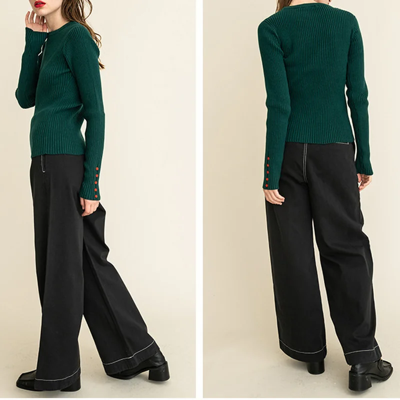 

Japan Style Temperament Wide Leg Pants Womens 2021 New Casual Loose Long Trousers Fashion High Waist Pantalones De Mujer