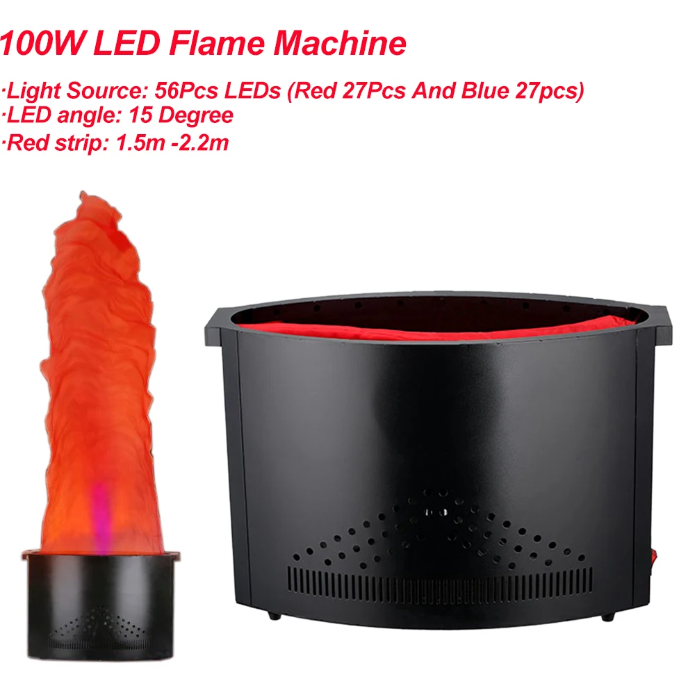 Фальшивое огневое освещение красного и синего цвета 2 метров 54 светодиода машина
