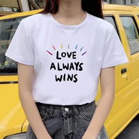love wins women tshirts t shirt female graphic print fruit short sleeved summer ladies top t shirt women t shirt harajuku tshirt