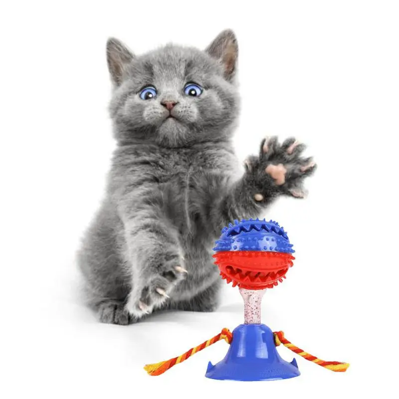 

Pet Cat Toys Leaking Ball Pet Cat Dog Interactive Toy Pet Cat Dog Chew Toys Tooth Cleaning Balls puppy toys