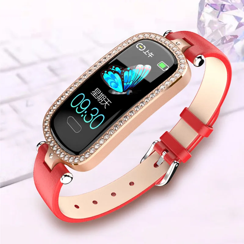 

I9 Smart Bracelet Female Smartwatch Jewelry Watch Female Physiological Cycle Heart Rate Blood Pressure Lady Smartwatch