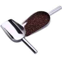 8 11inch stainless steel ice scraper food flour beans coffee scoops candy ice cream scoops pet food feeder scoop shovel kitchen