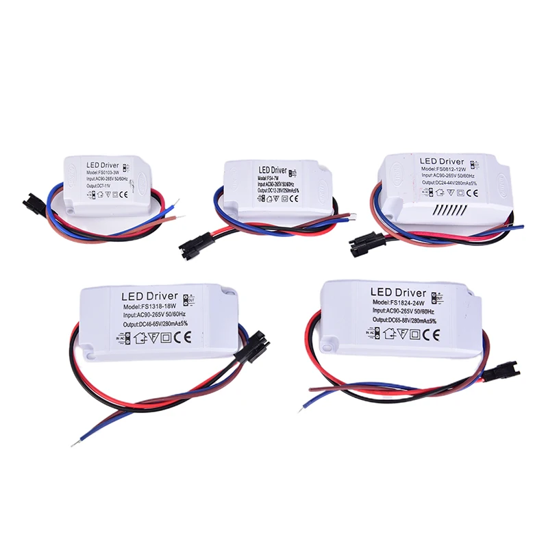 

3-24W LED Constant Driver Power Supply Light Transformers for LED Downlight Lighting