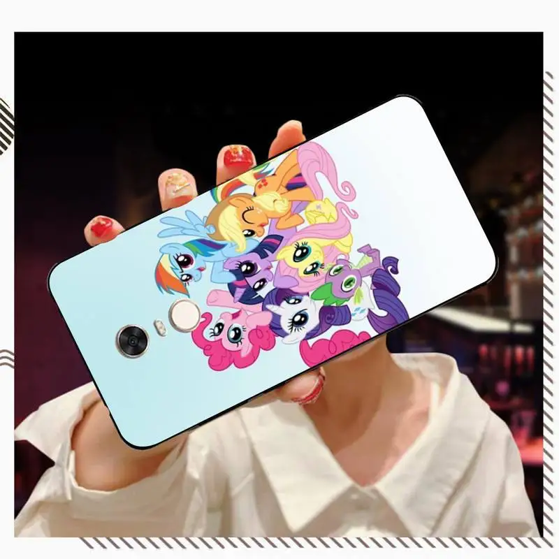 

YNDFCNB Binful Magic My Little Pony Phone Case for RedMi 4X 5 plus 5 6 7 8 9 A 6pro Go K20 cover