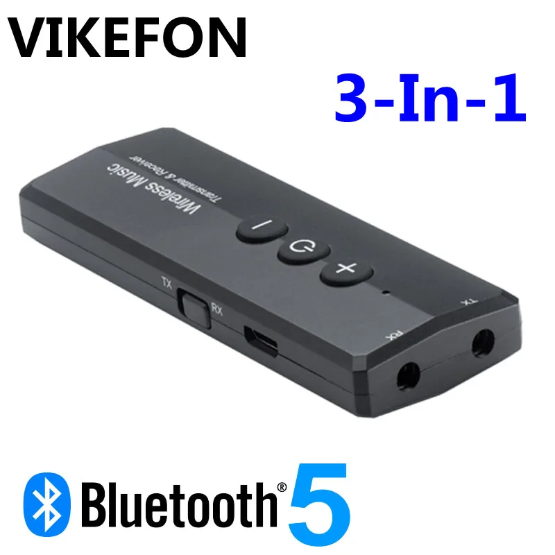 VIKEFON 3 в 1 Bluetooth приемник передатчик стерео 5 0 4 2 аудио AUX мм разъем для ТВ ПК