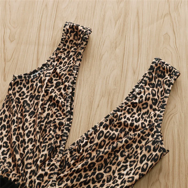 

hirigin Women Sleeveless v-neck Backless new bodysuits female Leopard Rompers ladies sleeveless Jumpsuit fashion Playsuit