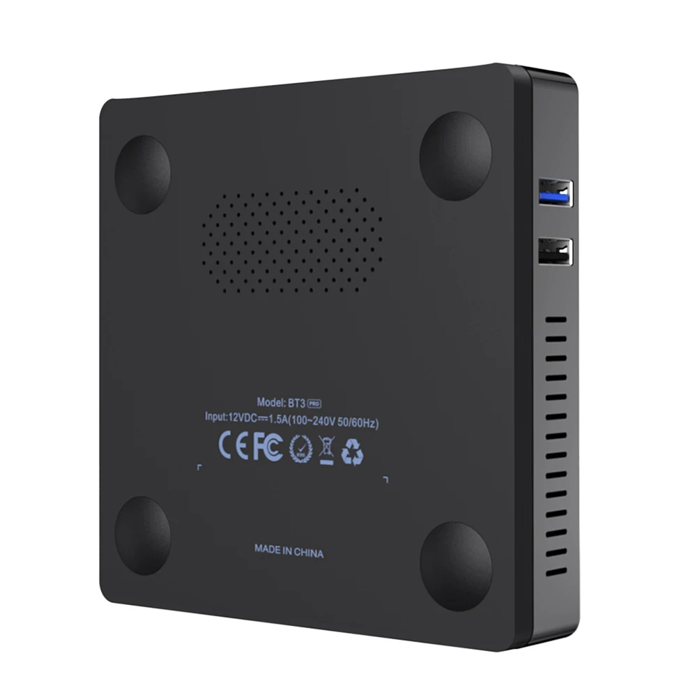 BT3 Pro II Quad Core Windows10 Mini PC In tel Atom x5 Z8350 1000M Lan USB3.0 Dual WiFi HD VGA Display win10 Media Player Box|ТВ-приставки