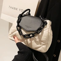 lattice square tote bag 2021 winter new high quality pu leather womens designer handbag luxury brand shoulder messenger bag