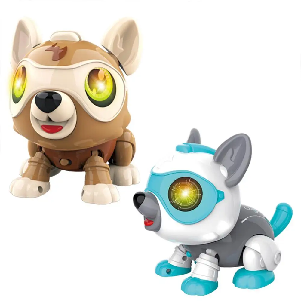 

Умная игрушка-робот для собак с голосовой активацией и сенсорным умным датчиком, электронная собака-робот, научная образовательная игрушка