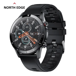 north edge smart watch mens and womens watch music watch dialcalling mobile phone bluetooth compatible headset watch free global shipping