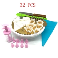 32 pcs pastry nozzles confectionery tool extra large icing piping nozzle pastry bag russian confectionery cake