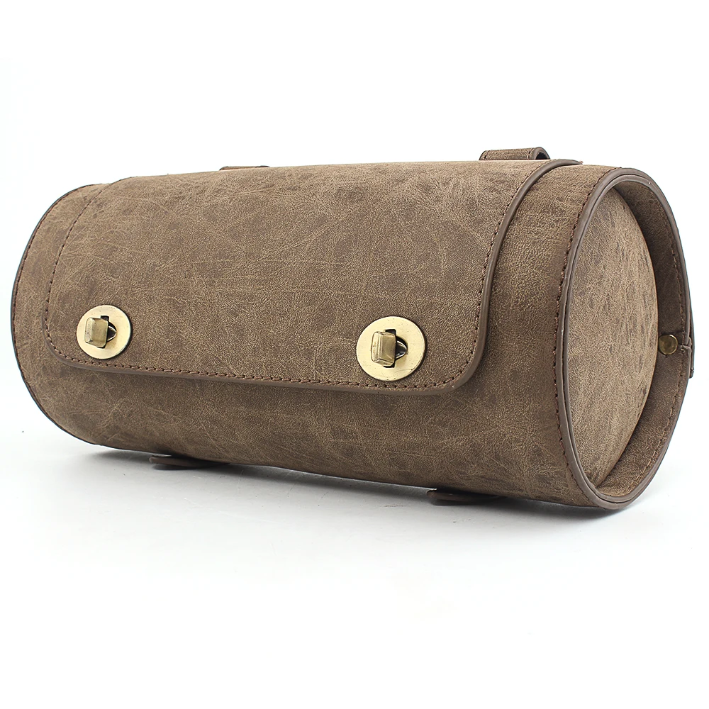 

Motorcycle Brown Tool Bag Storage Leather Travel Pouch Luggage Bag For HD Sportster XL Touring Softail Dyna R nineT Scout Sixty