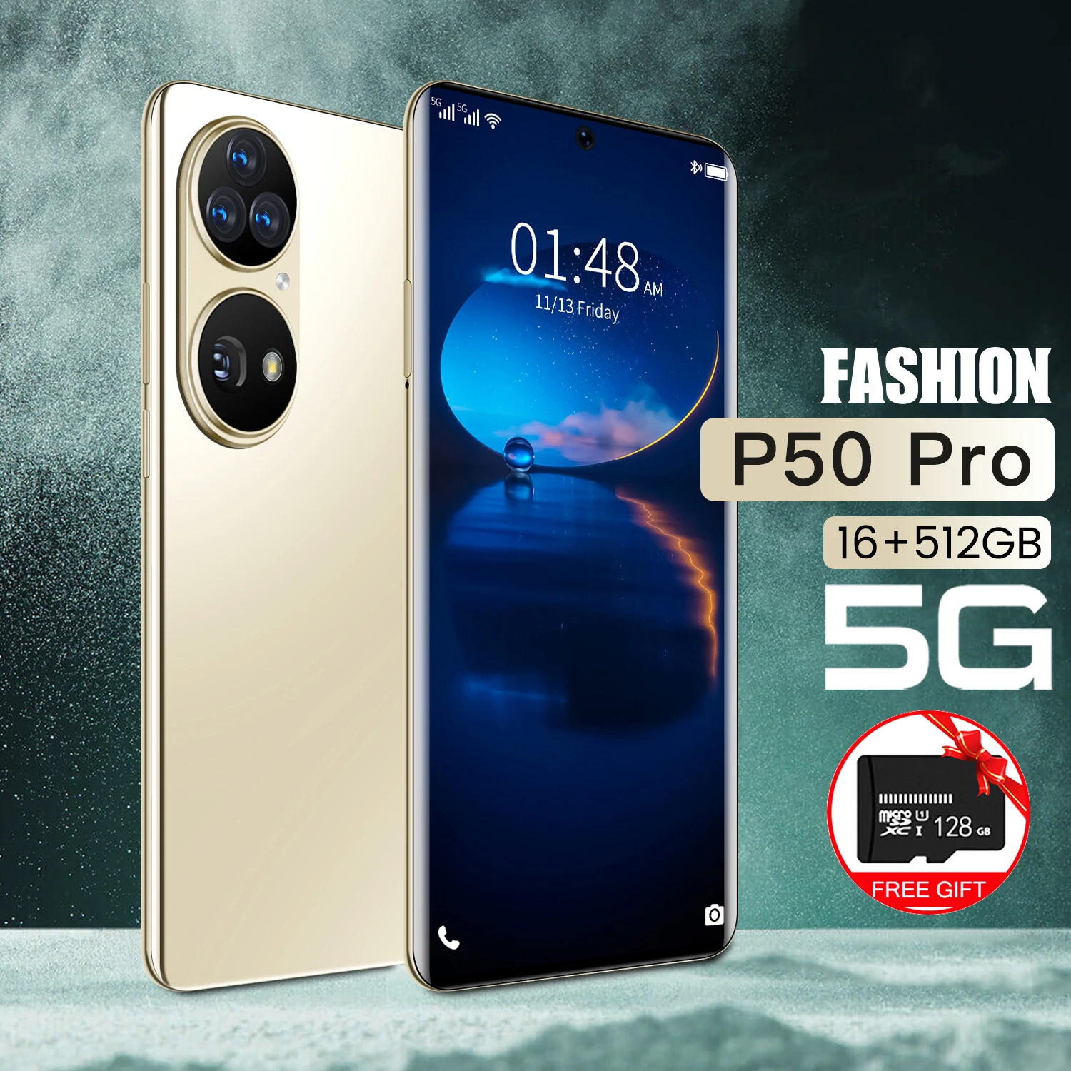 

Смартфон P50 Pro, 2021 дюйма, 16 + 7,3 ГБ, 32 + 64 мп