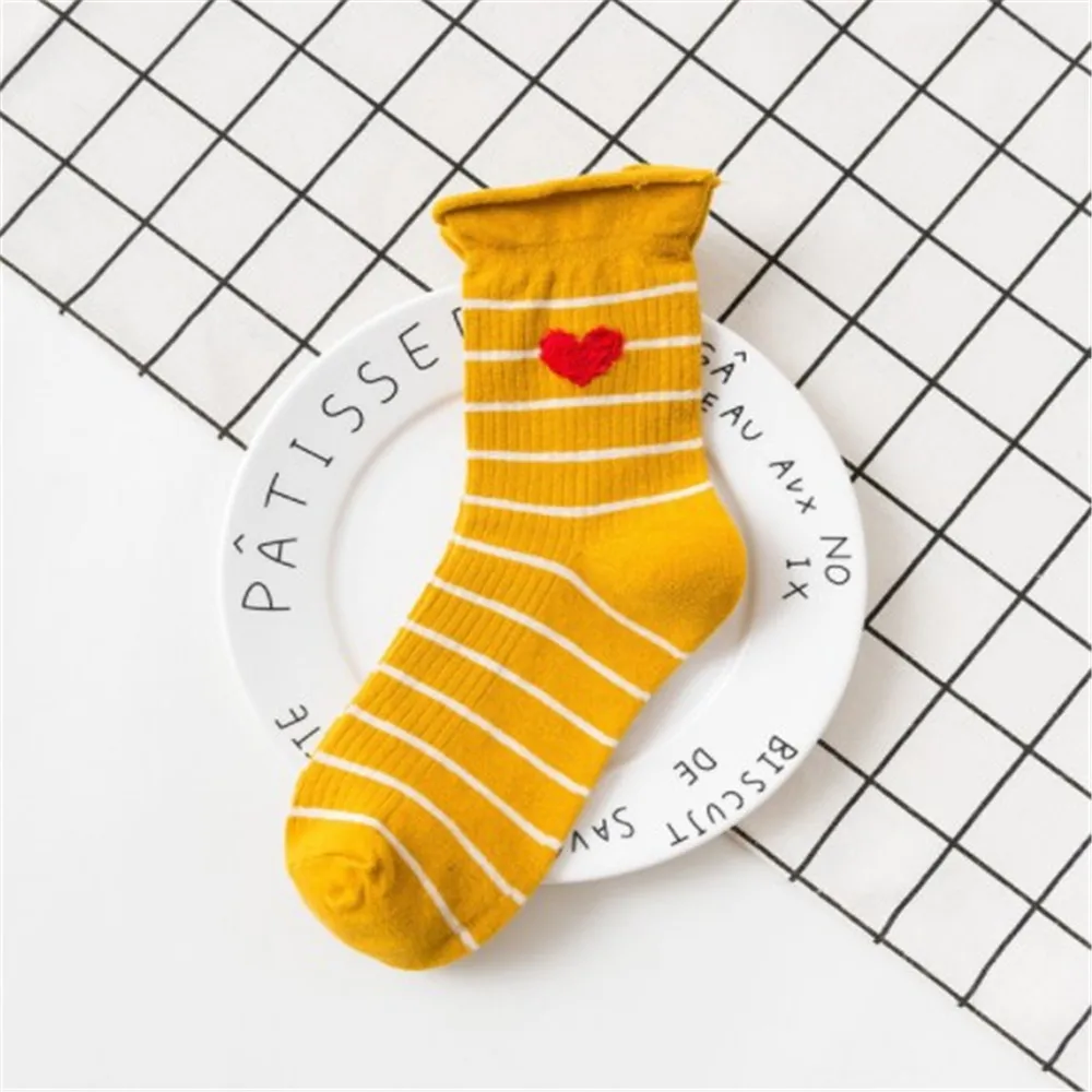 Модные кружевные мягкие хлопковые женские носки с оборками высококачественные