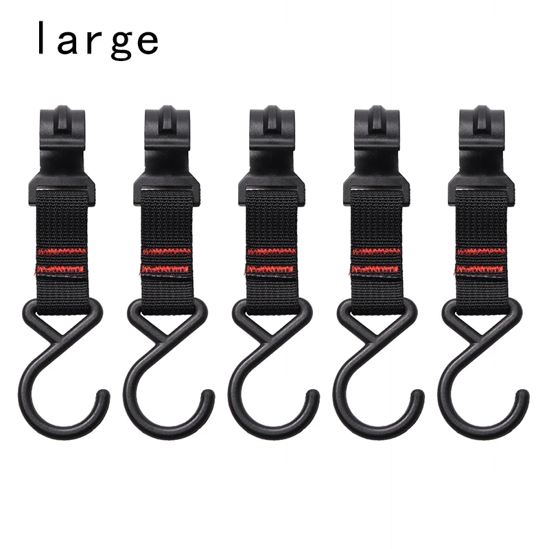 

Camping Hanging Rack Hook Accessories 5Pcs Outdoor Camping Cookware Hanging Hook Nylon Triangular Pot Pan Lamp Holder Hook