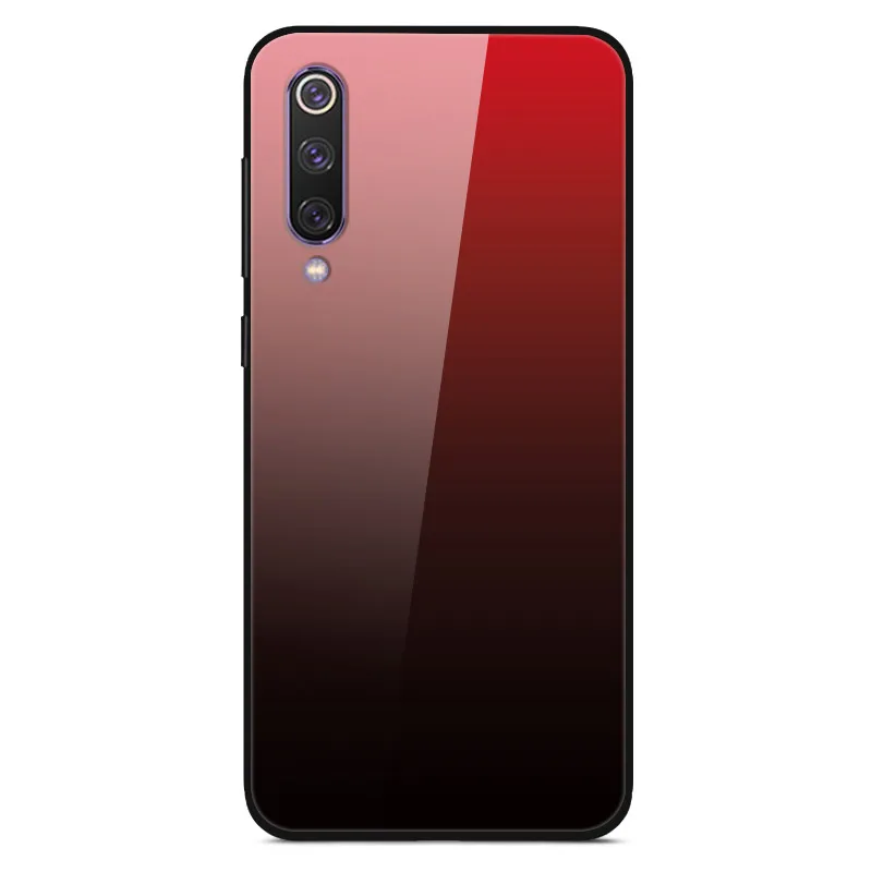 Чехол из закаленного стекла для Xiaomi Mi 9, чехол, стеклянная крышка для Xiaomi Mi 9 SE, чехол, силиконовый бампер, чехол для Xiaomi Mi CC9 Pro 9 Lite
