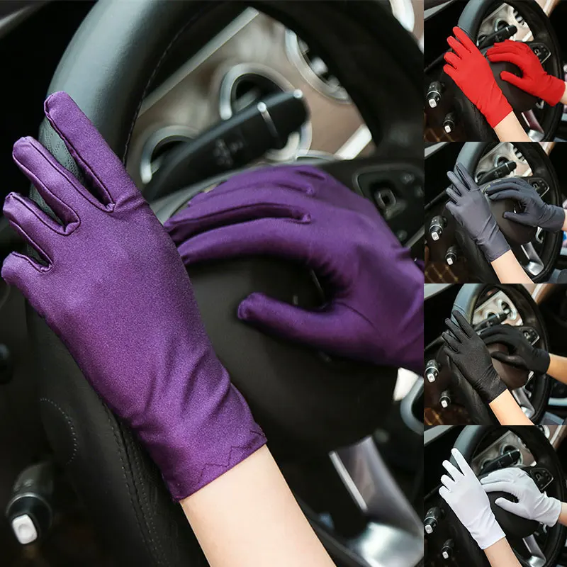 Солнцезащитные велосипедные перчатки 1 пара тонкие эластичные элегантные