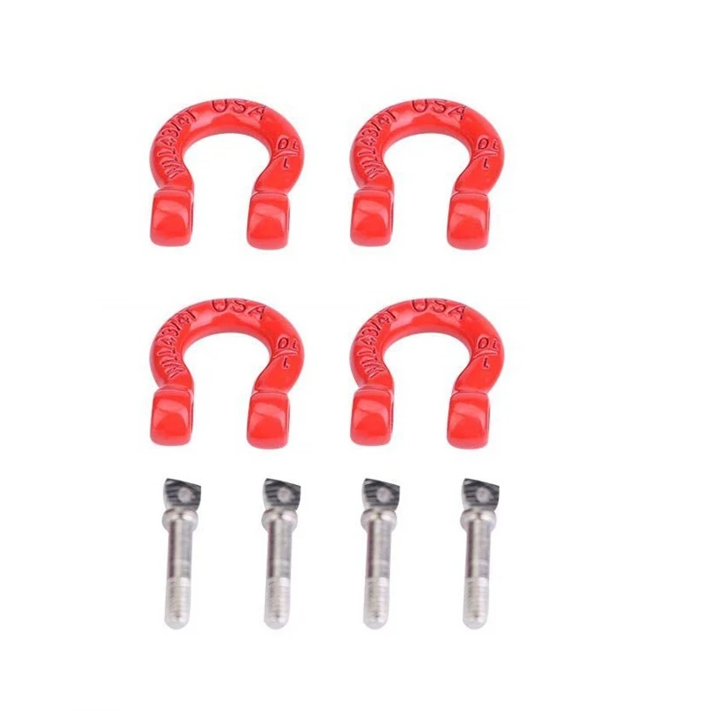 4 шт красный металлический ба