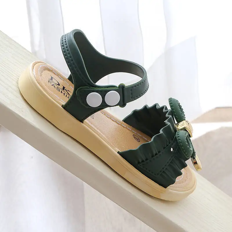

Summer Girls Sandals Toddler Infant Kids Baby Party Princess Shoes Children Girls Sandals 2021 Bowknot Beach Children's Shoes