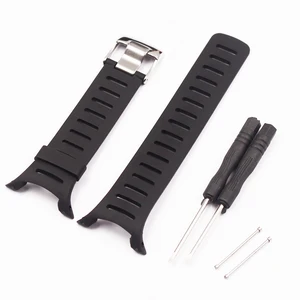 Ремешок резиновый мягкий для SUUNTO T Series T1 T1C T3 T3C T3D T4C T4D, аксессуары для часов