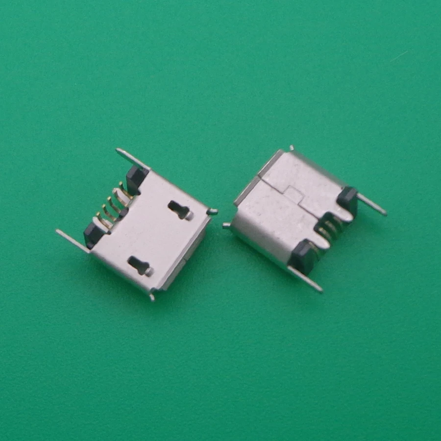 100 шт. микро мини USB разъем для зарядного порта док станция ZX80 B 5P Micro Тип