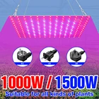 Фитолампа полного спектра с европейской вилкой, светодиодсветильник фитолампа для выращивания растений, 1000 Вт, 1500 Вт, для гидропонных саженцев и теплиц, Luminaria 220 В