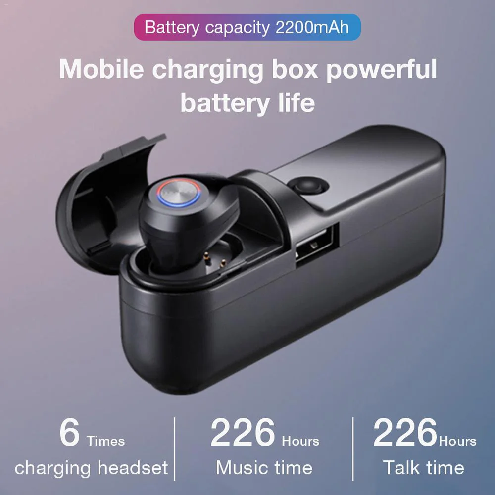 TD03 Bluetooth гарнитура Беспроводные спортивные невидимые наушники мини стерео на