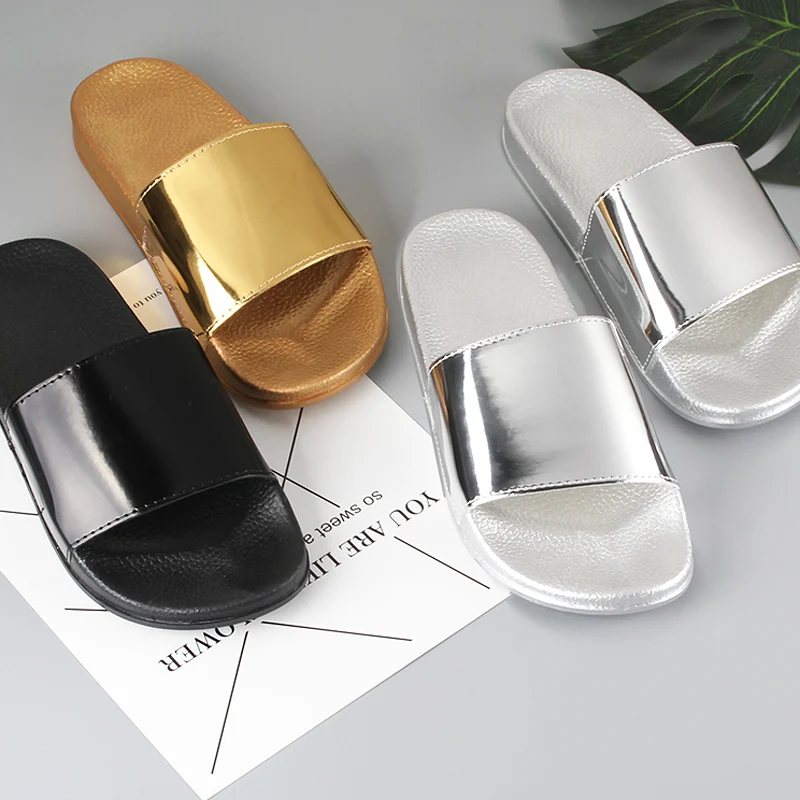 Летние шикарные женские шлепанцы с мягкой подошвой Сандалии для улицы Пляжные